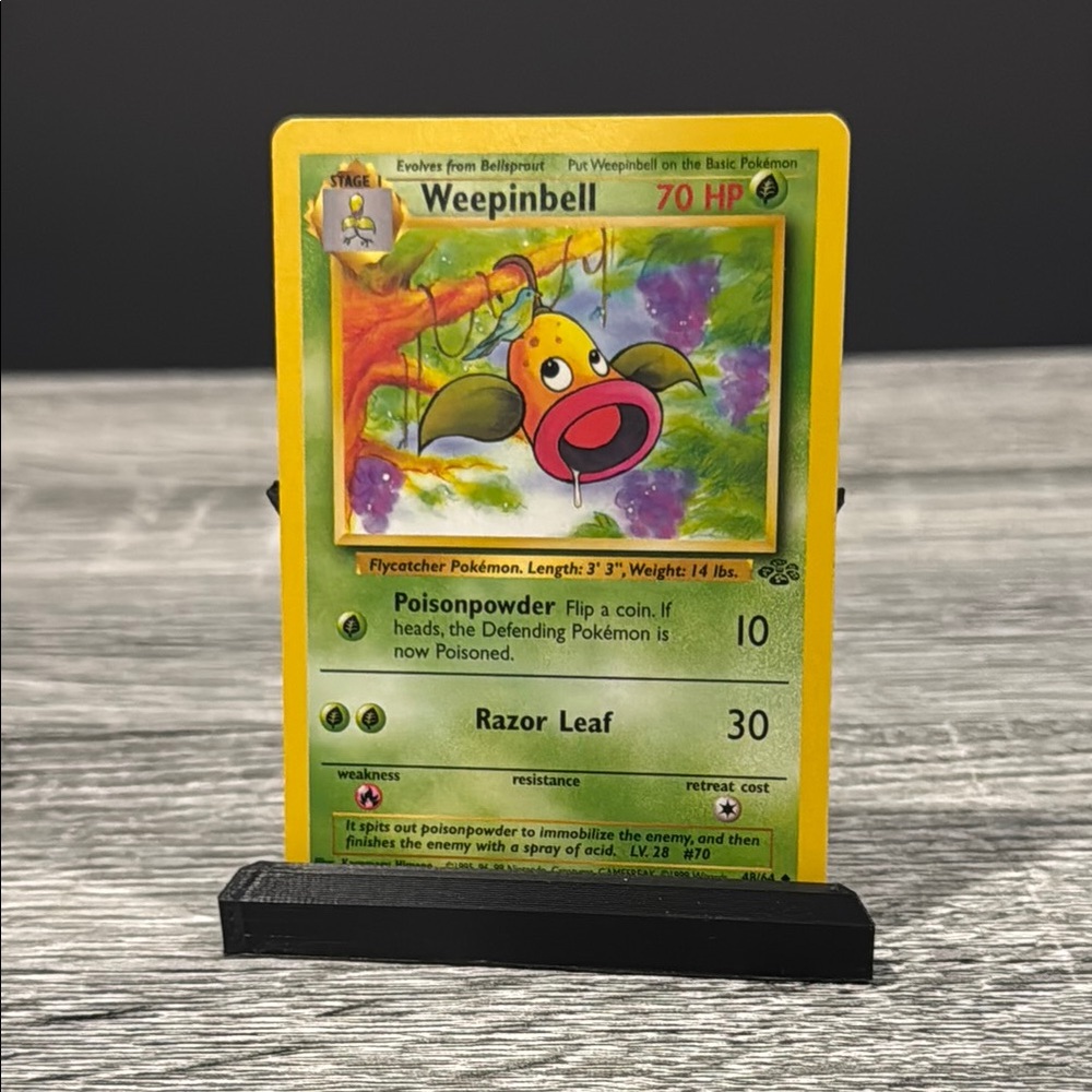 Pokémon | Jungle #48/64: Weepinbell (1999) - Vintage Collectible Trading Card